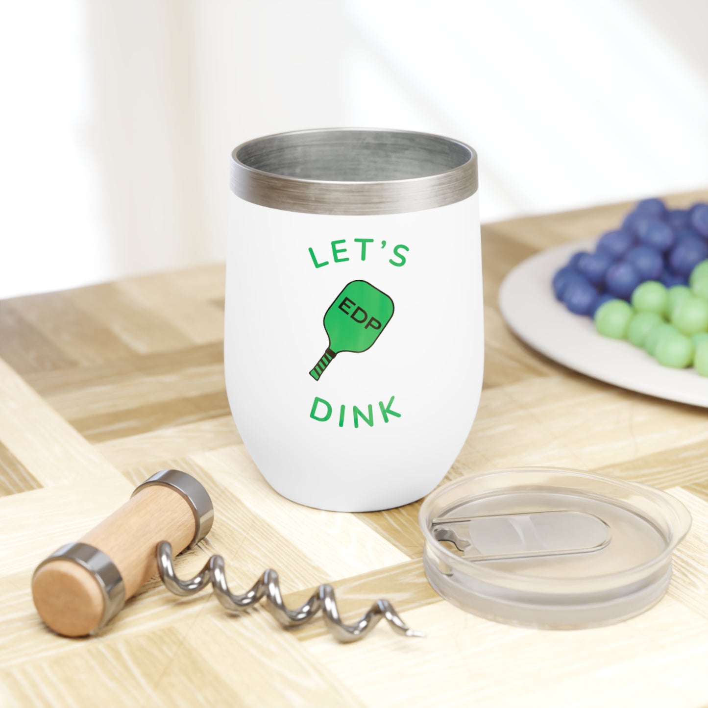 Let's Dink Chill Wine Tumbler